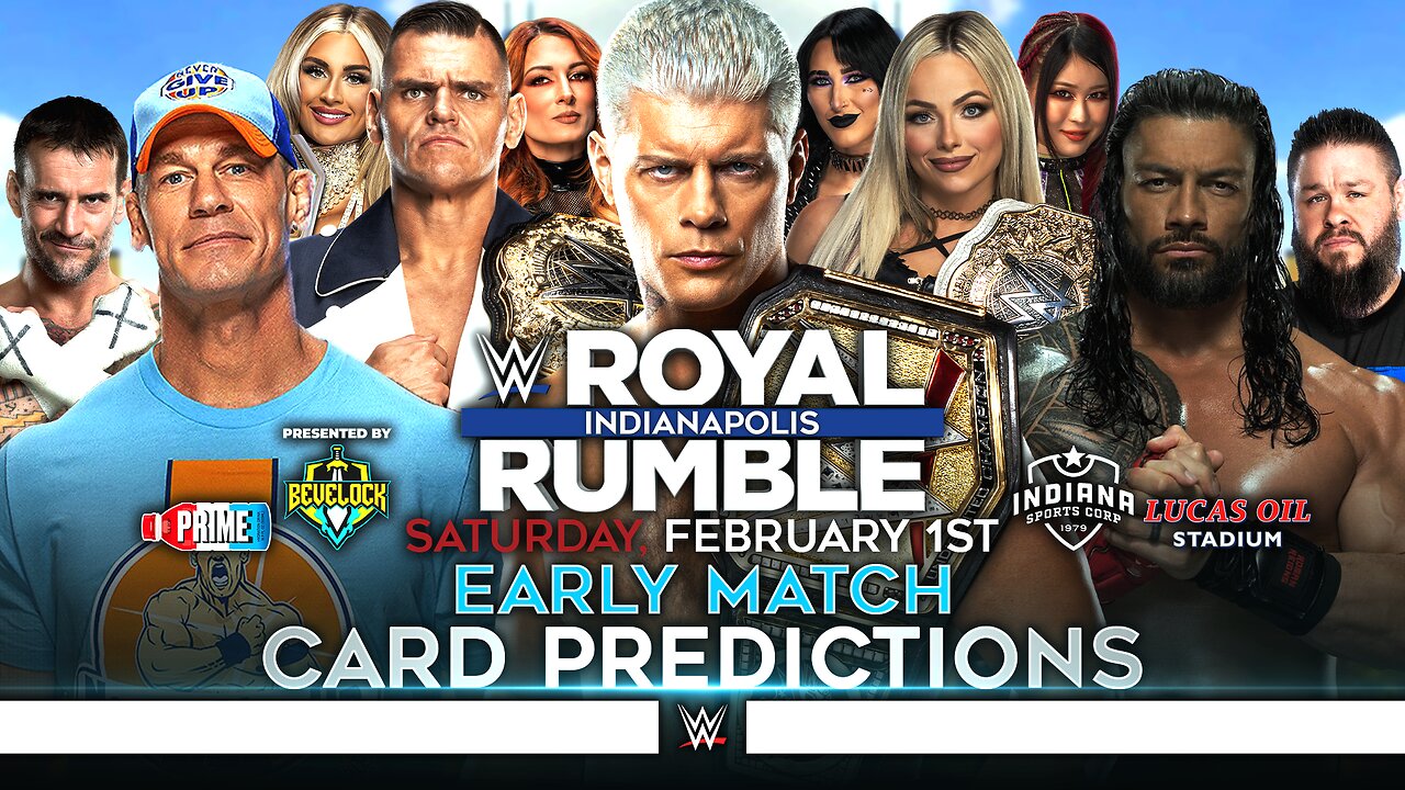 WWE Royal Rumble 2025 - Match Card Predictions | Bevelock