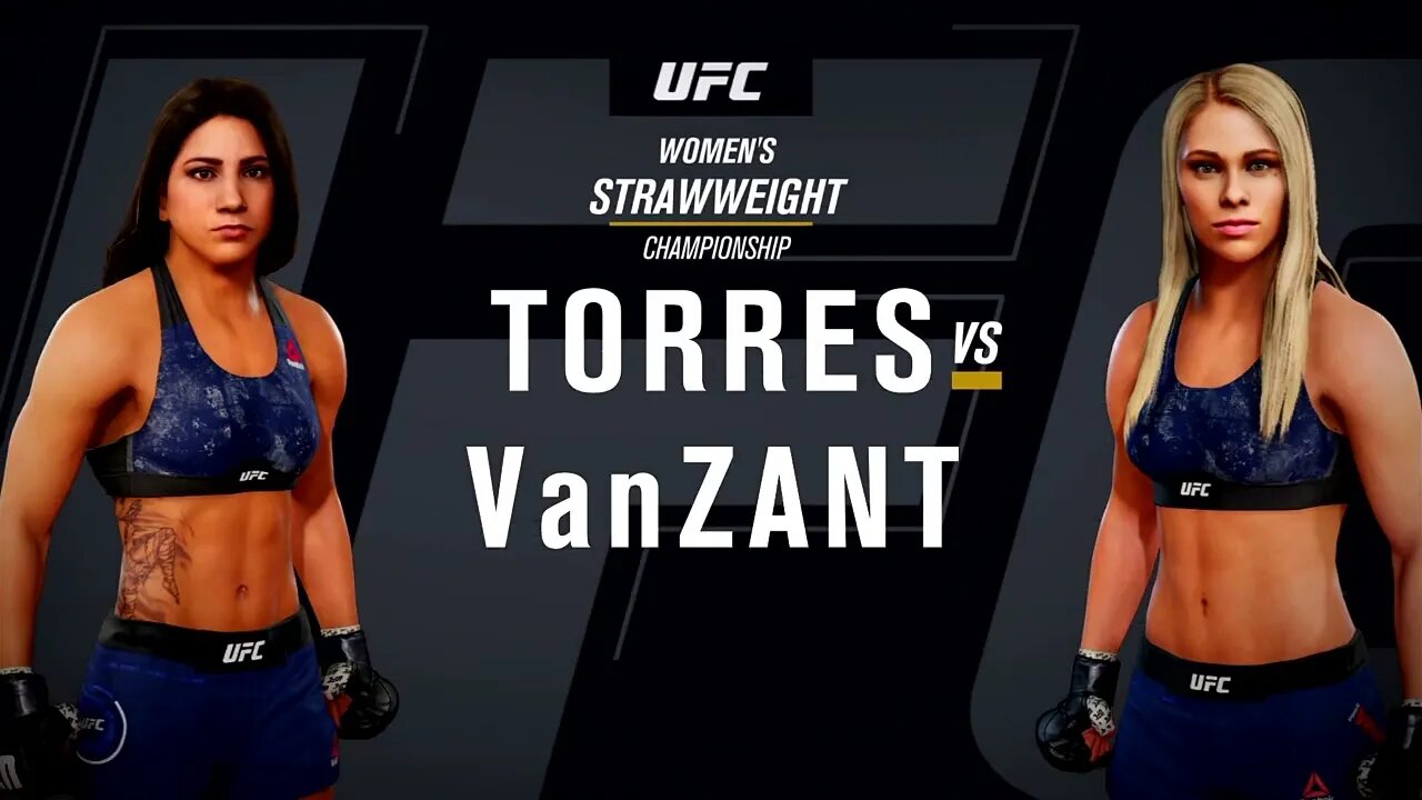 EA Sports UFC 3 Gameplay Paige VanZant vs Tecia Torres