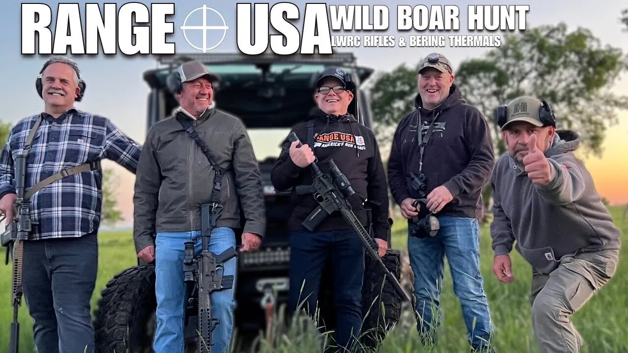 🐗TEXAS HOG HUNTING With Range USA Crew! | Bering Thermals & LWRC Rifles!