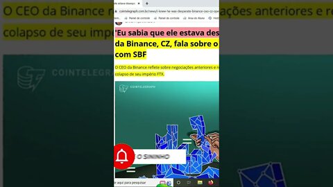 CZ REVELA "EU SABIA SOBRE A FTX E SBF" ENTENDA O CASO