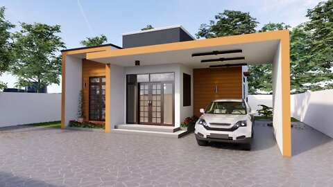 Modern House Design | 8.5m x 9m | 3 Bedrooms