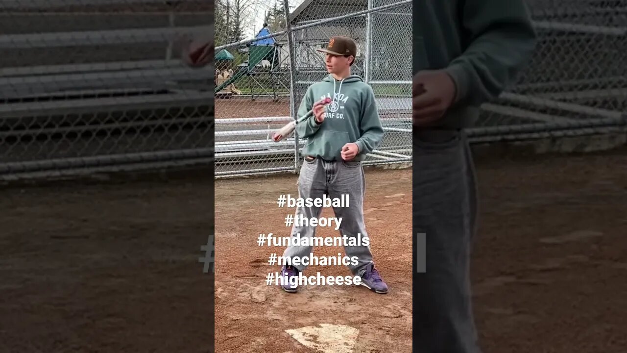 Jackson has a theory #baseball #fundamentals #baseballlife #hits #battingpractice #theory #practice