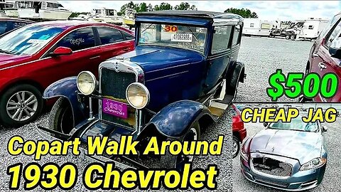 1930 Chevrolet, Cheap Jag, Copart Walk Around