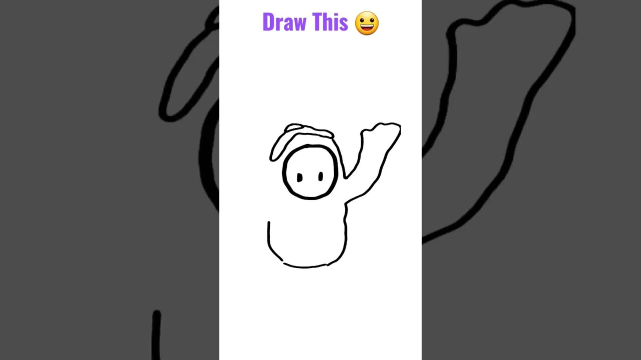 Draw New Eggstra Character in Fall Guys! #fallguys #fallguysultimateknockout #doodle