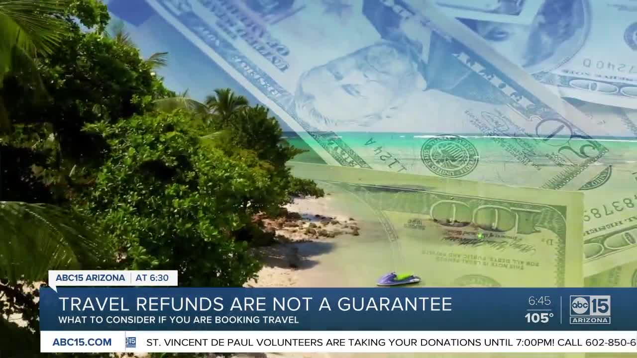 Travel refunds are not a guarantee: What to consider when traveling