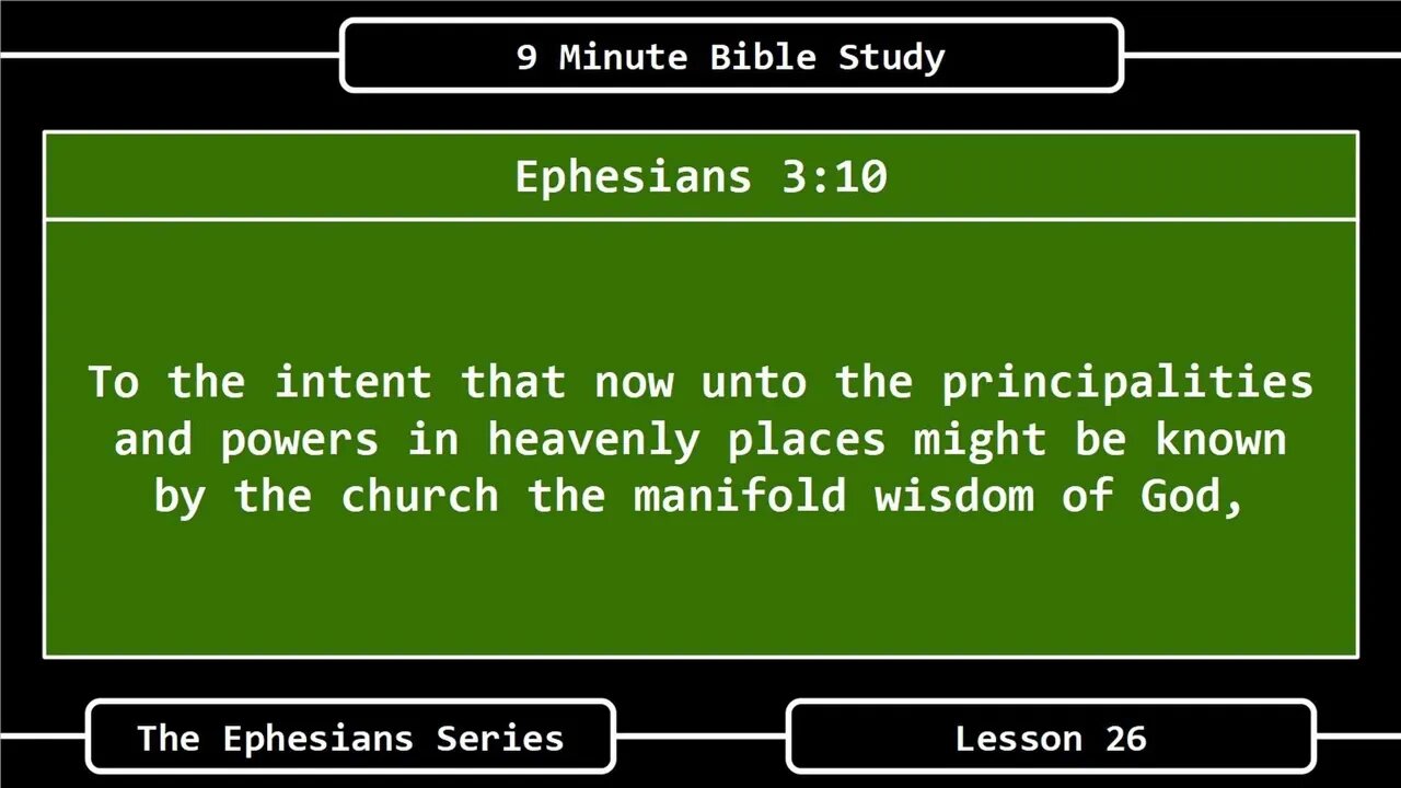 9 Minute Bible Study