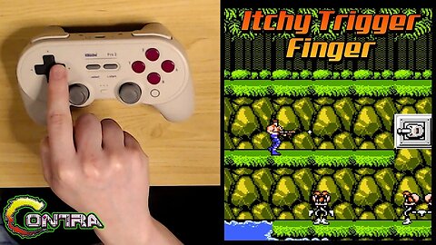 Contra gameplay but I only use 1 finger