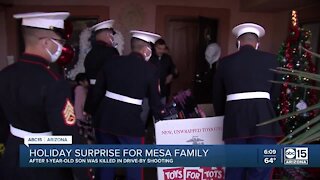 Holiday surprise for Mesa family