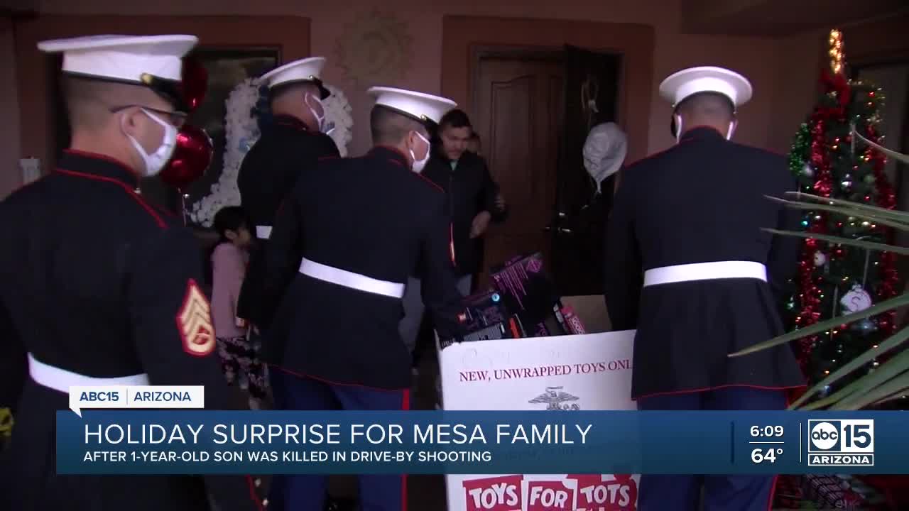 Holiday surprise for Mesa family