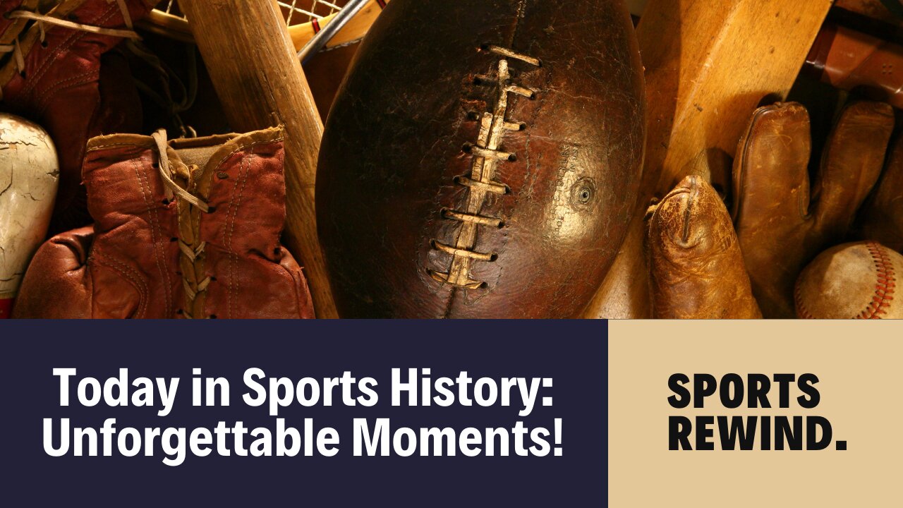 This Day in Sports History #SportsHistory #EpicSportsMoments #shorts