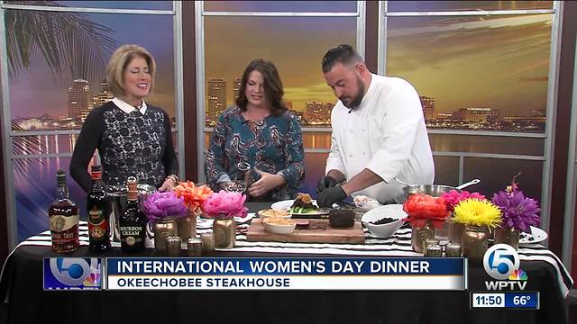 International Women's Day dinner at Okeechobee Steakhouse