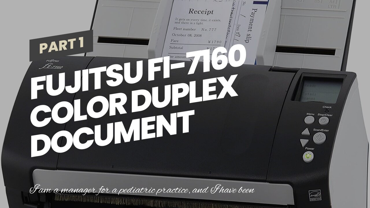 Fujitsu fi-7160 Color Duplex Document Scanner - Workgroup Series