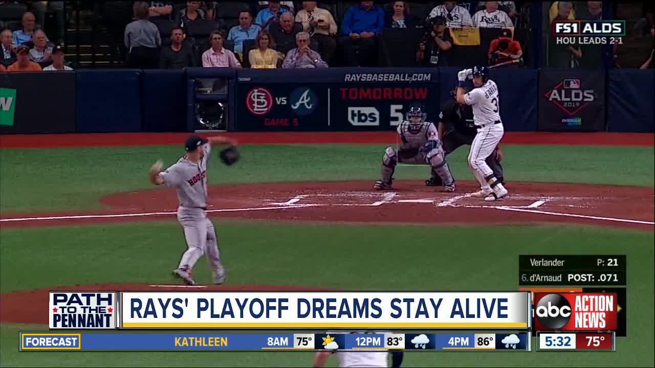Tampa Bay Rays' playoff dreams stay alive