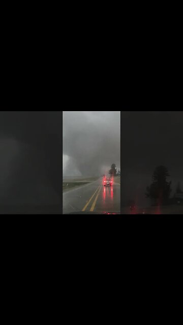 Intense Wedge tornado North of Wellman, IA at 04:35
