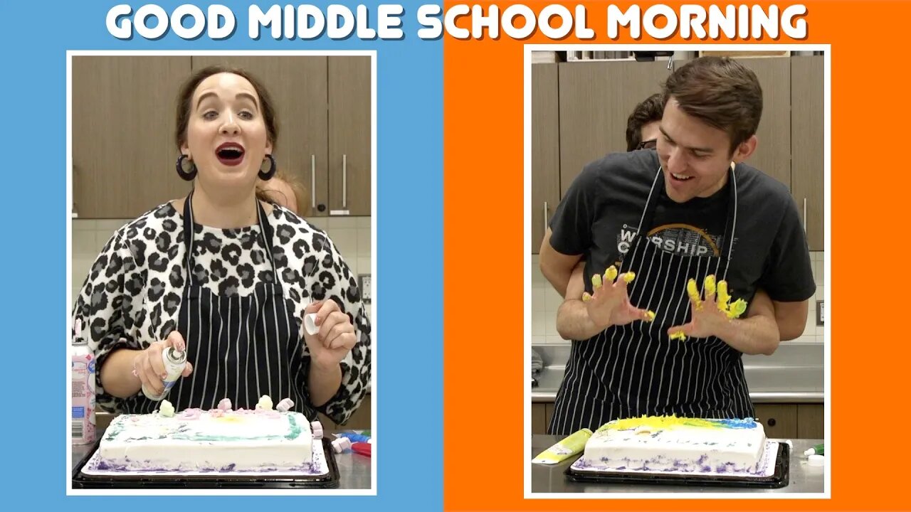 Who's the BEST cake decorator?? | Good Middle School Morning | Episode 7