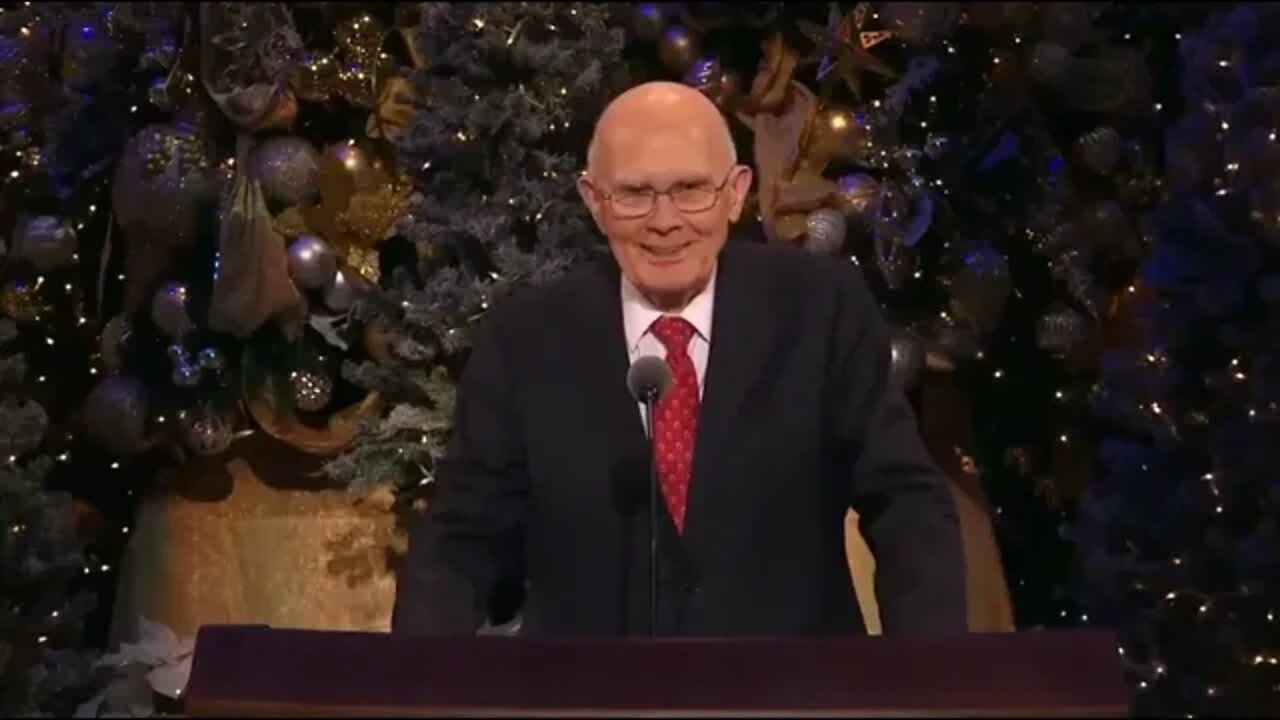 President Dallin H. Oaks talk from the 2022 First Presidency Christmas devotional