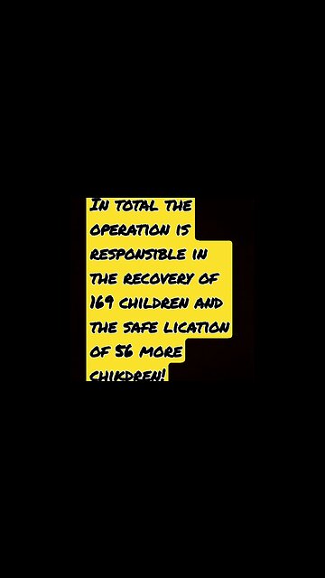 225 MISSING CHILDREN FOUND....ALIVE!