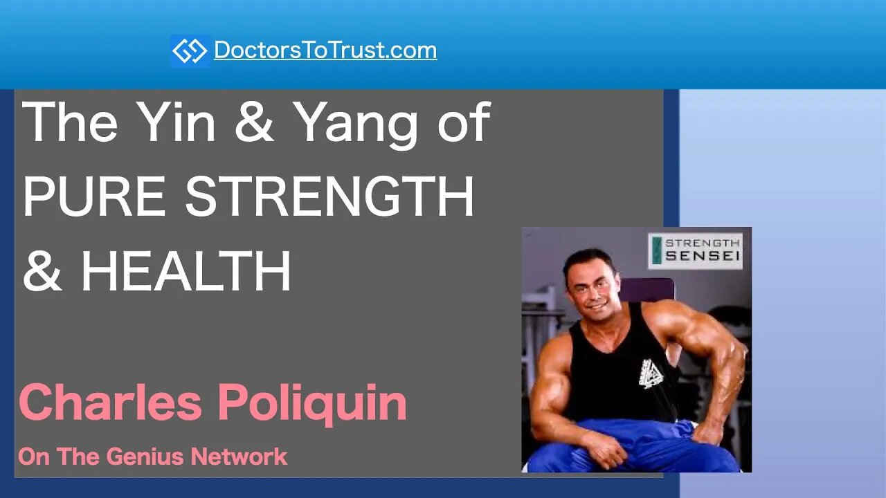 The YIN & YANG of pure strength & health