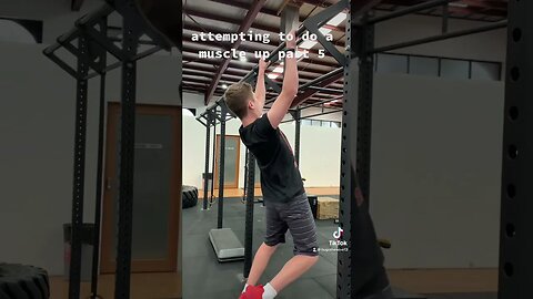 Attempting to do a muscle up part 5 #gym #shorts ￼