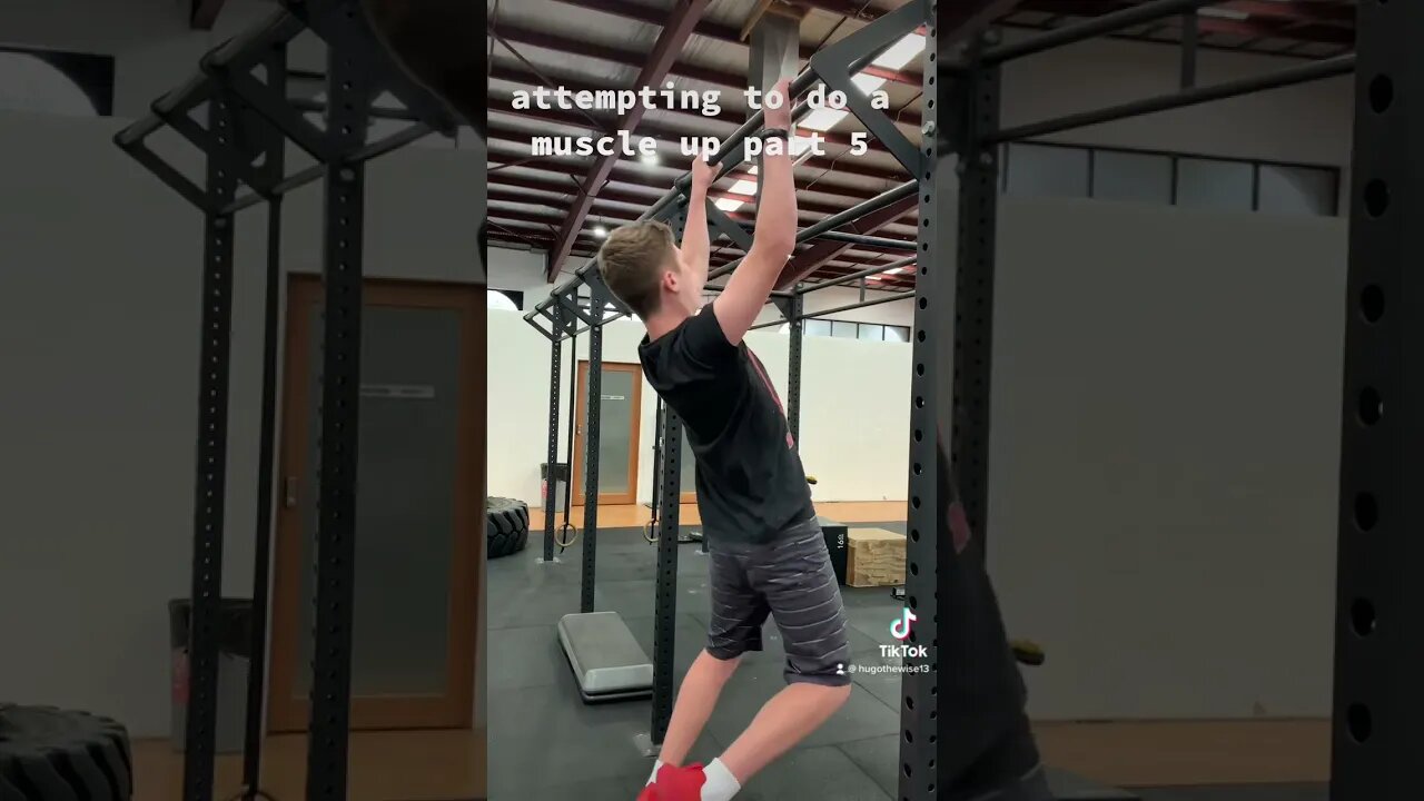 Attempting to do a muscle up part 5 #gym #shorts ￼