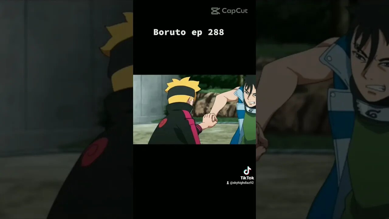 Kawaki vs Boruto. Bourto went Bully mode #shorts #anime