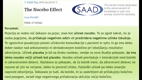 Placebo, nocebo efekt in se kaj...