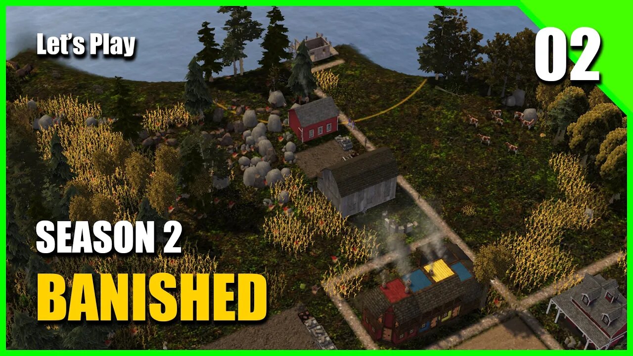 Banished: Mega Mod 9 (Season 2) - 02 - Food for the People