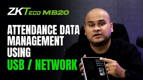 How to Manage Employees Attendance Data using USB / Network Software ZKTeco