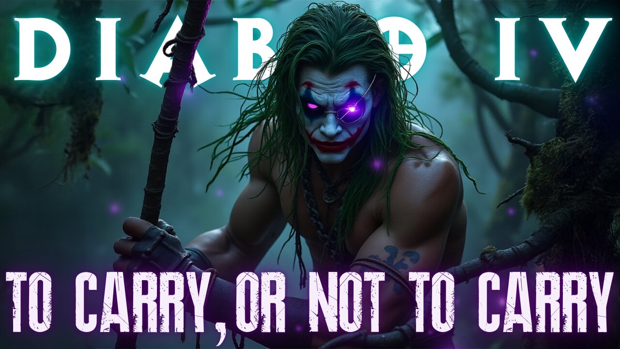 😈 Diablo 4 - TO CARRY, OR NOT TO CARRY [FREE T1 CARRIES! - CHAT IN D4 DISCORD]