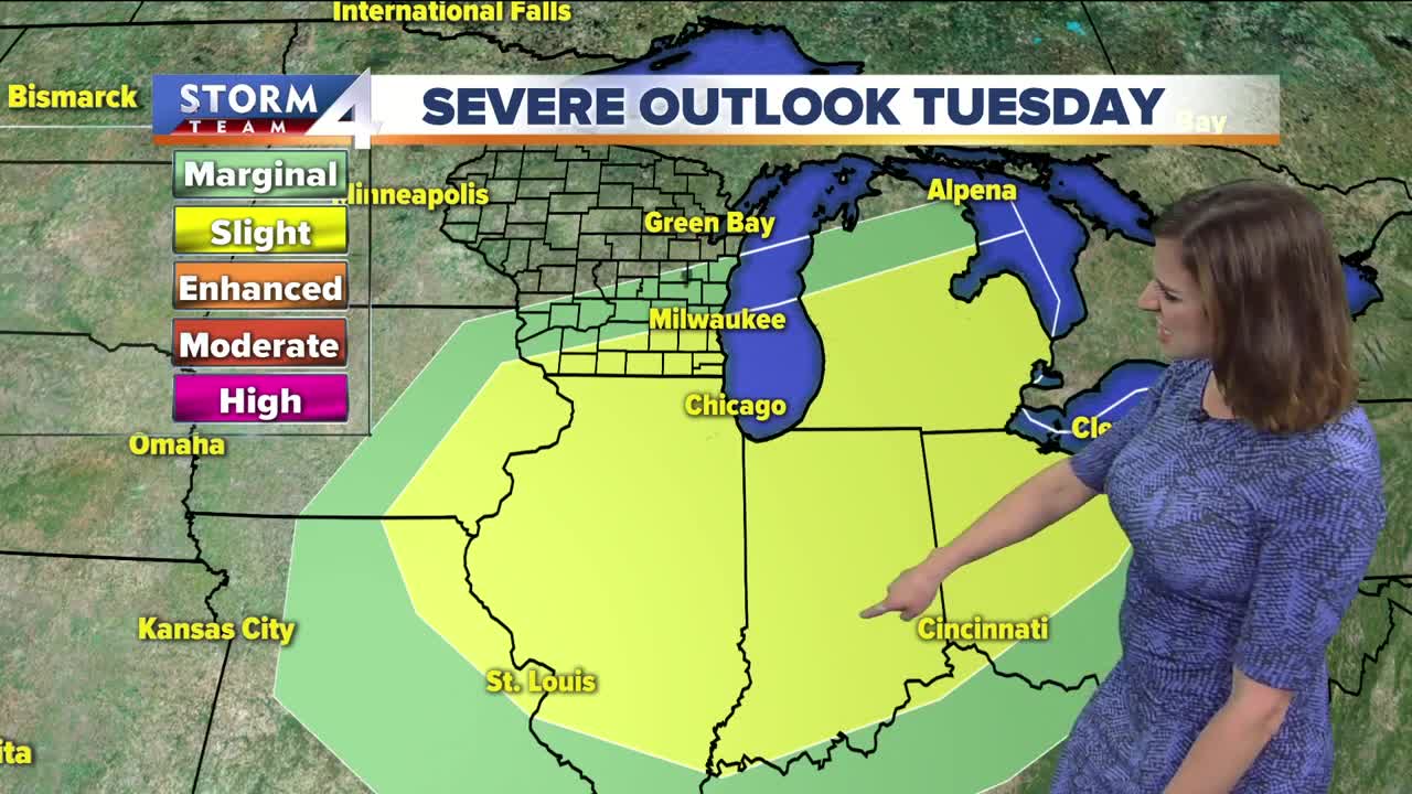 Meteorologist Jesse Ritka's Monday afternoon Storm Team 4cast