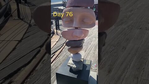 Faces in the Navy Yard - The Daily Quickie - Day 76 #boston #art #navyyard #faces