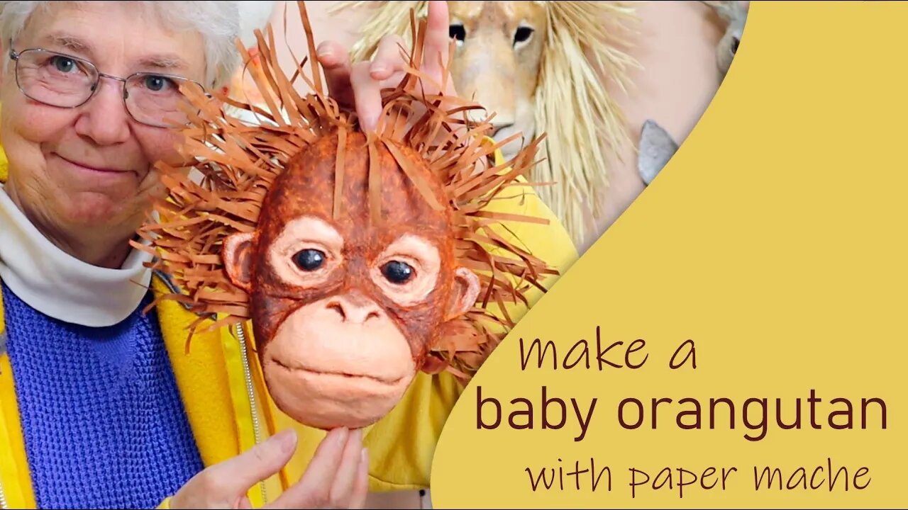 Sculpt A Baby Orangutan Face