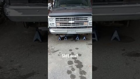 Four jack stands make it safer. #shorts