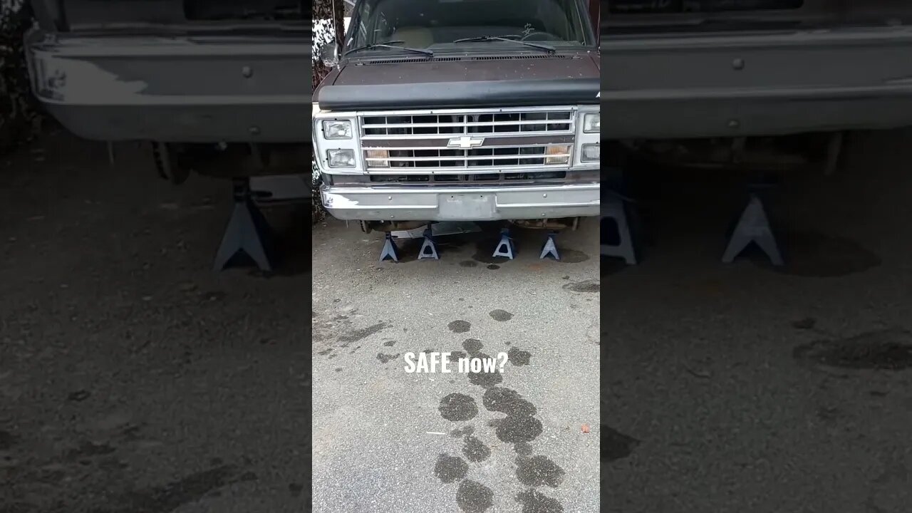 Four jack stands make it safer. #shorts