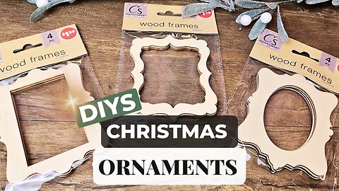 DIY Dollar Tree Frame Magic: Transform Christmas Ornaments into Stunning Holiday Crafts! 🎄✨
