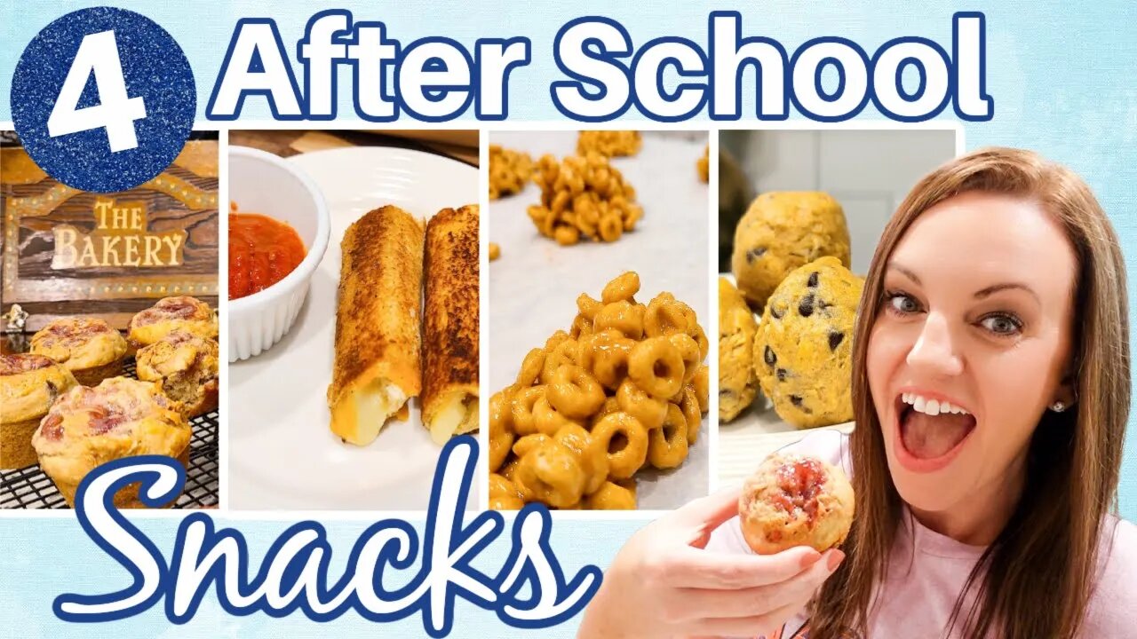 AFTER SCHOOL SNACK IDEAS | QUICK & EASY SNACK RECIPES | HEALTHY SNACK IDEAS