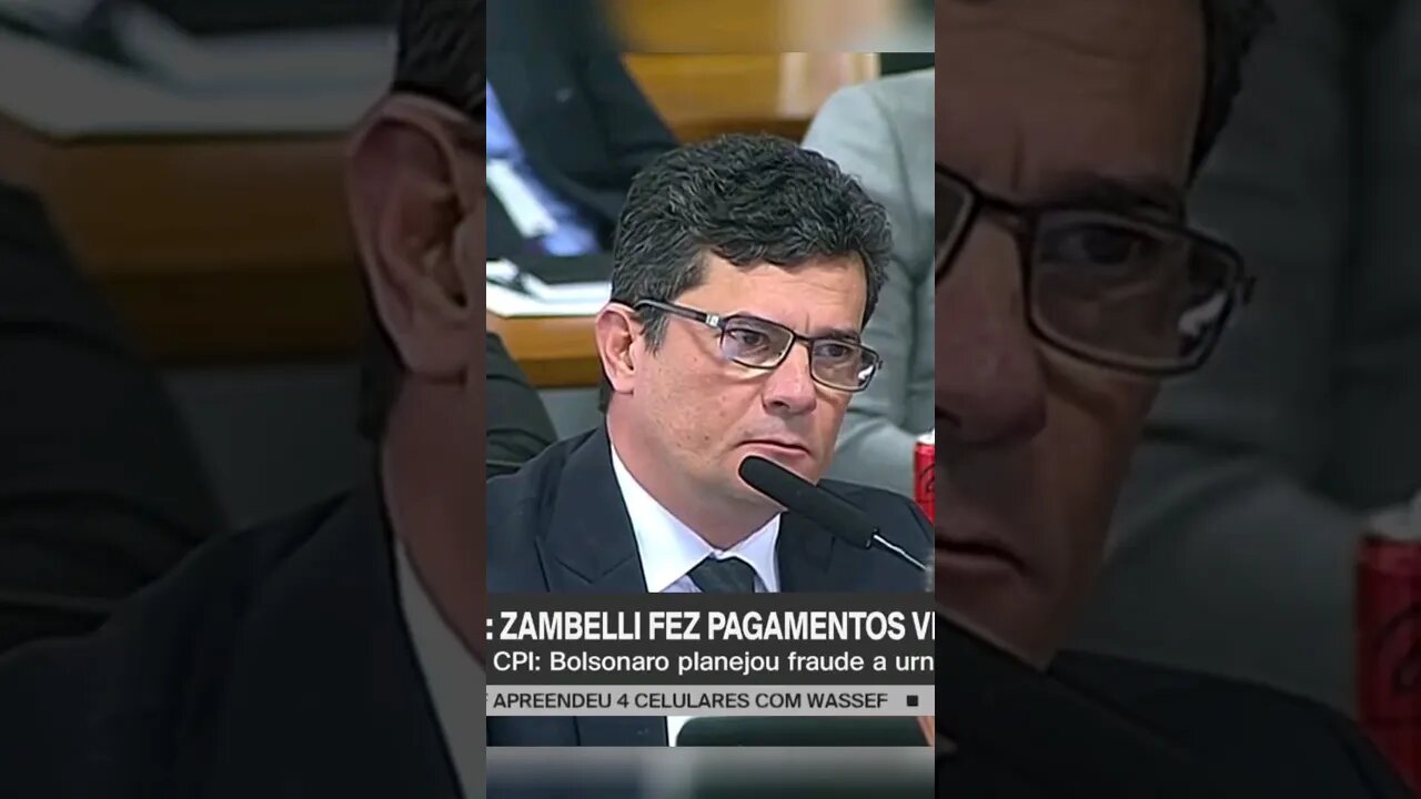 Hacker Walter Delgatti e Sergio Moro, bate boca na CPI