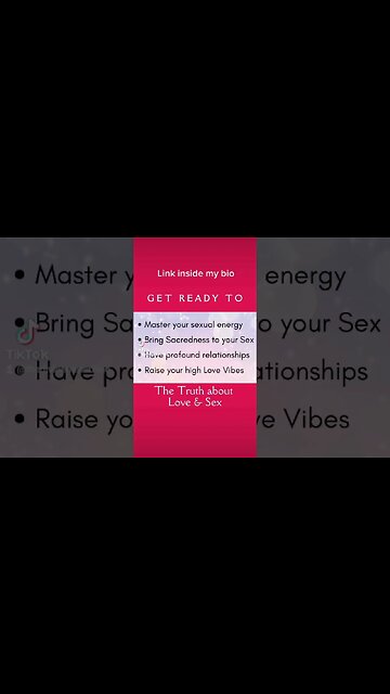 The truth about love and sex workshop 4/23/23 #relationship #tantra