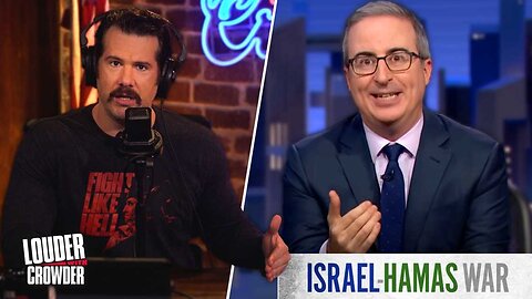 REBUTTAL: Destroying John Oliver's Israel/Hamas Video & NYC Arrests Subway Vigilante!