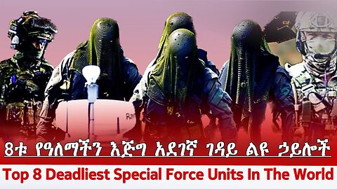 8ቱ የአለማችን እጅግ አደገኛ ገዳይ ልዩ ሀይሎች? Top 8 Deadliest Special Force Units In The World