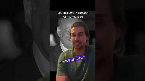 TODAY IN HISTORY: 4/2/1986 #shorts