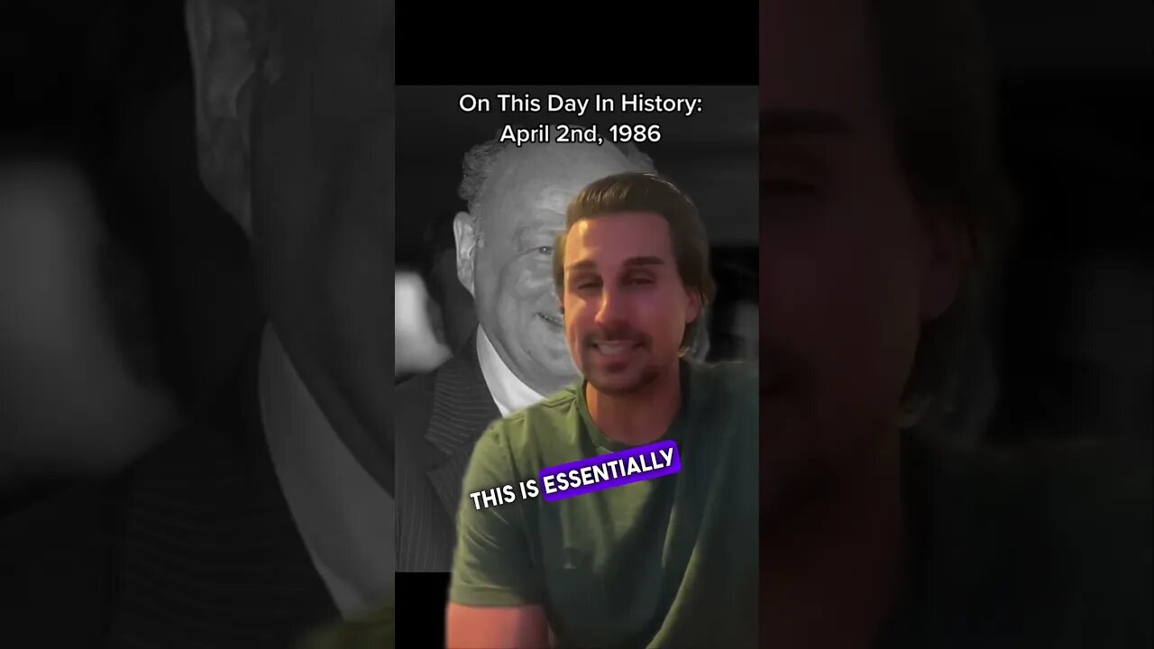 TODAY IN HISTORY: 4/2/1986 #shorts