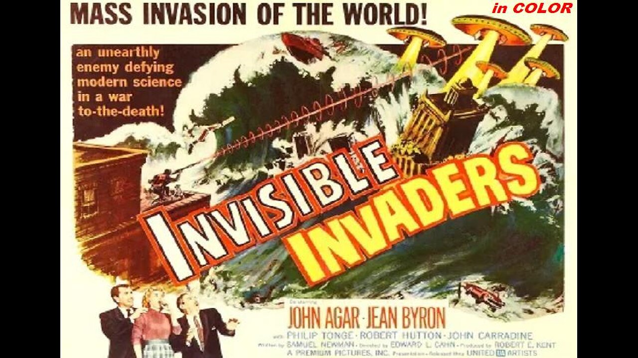 INVISIBLE INVADERS 1959 in COLOR Aliens Invade Earth by Inhabiting the Bodies of the Dead FULL MOVIE