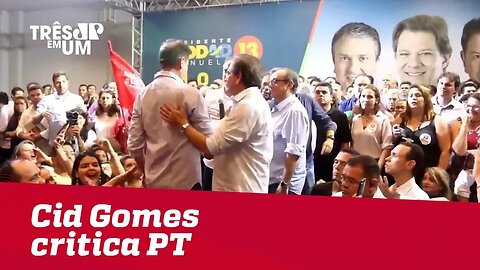 Em evento pró-Haddad, Cid Gomes critica PT