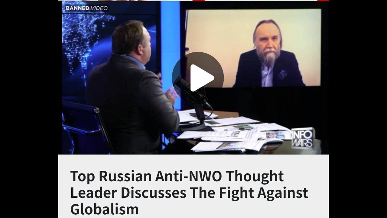 Alex Jones, Info Wars. NWO Globalism.