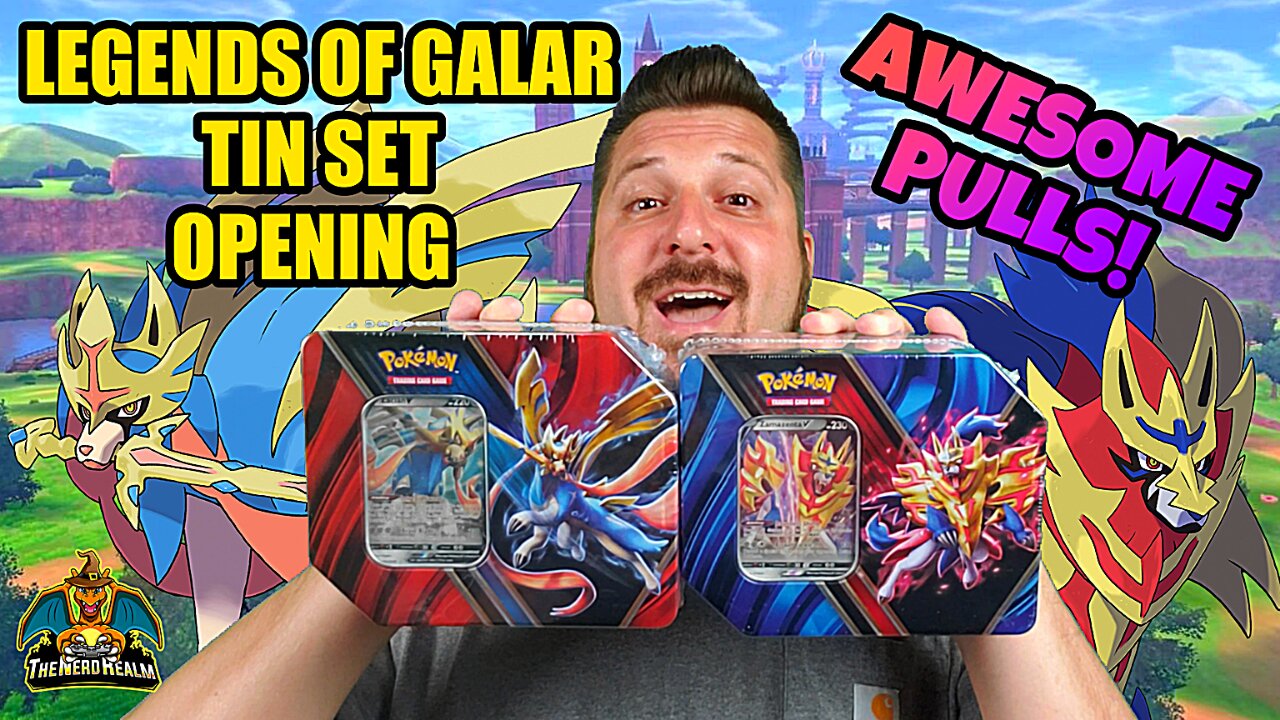 Legends of Galar Tin Set | Pokemon Cards Opening