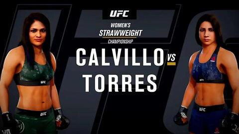 EA Sports UFC 3 Gameplay Tecia Torres vs Cynthia Calvillo