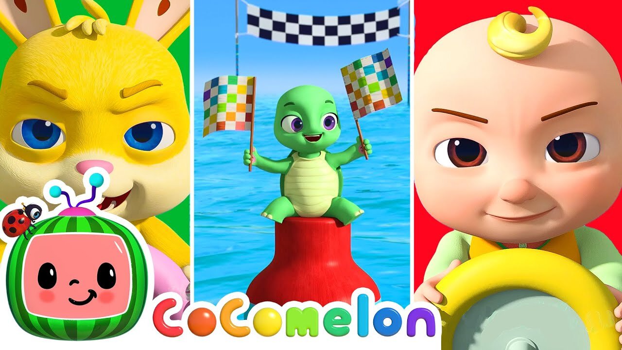 Balloon Boat Race (Animal Edition) | CoComelon Nursery Rhymes & Kids Songs