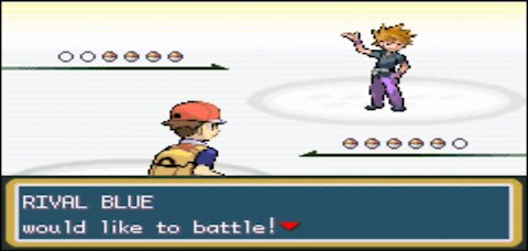 Pokemon Fire Red - Rival 4th Battle: Blue