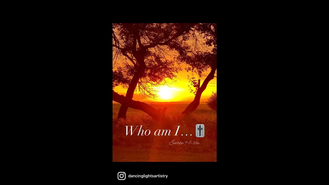 Who am Iā¦š
